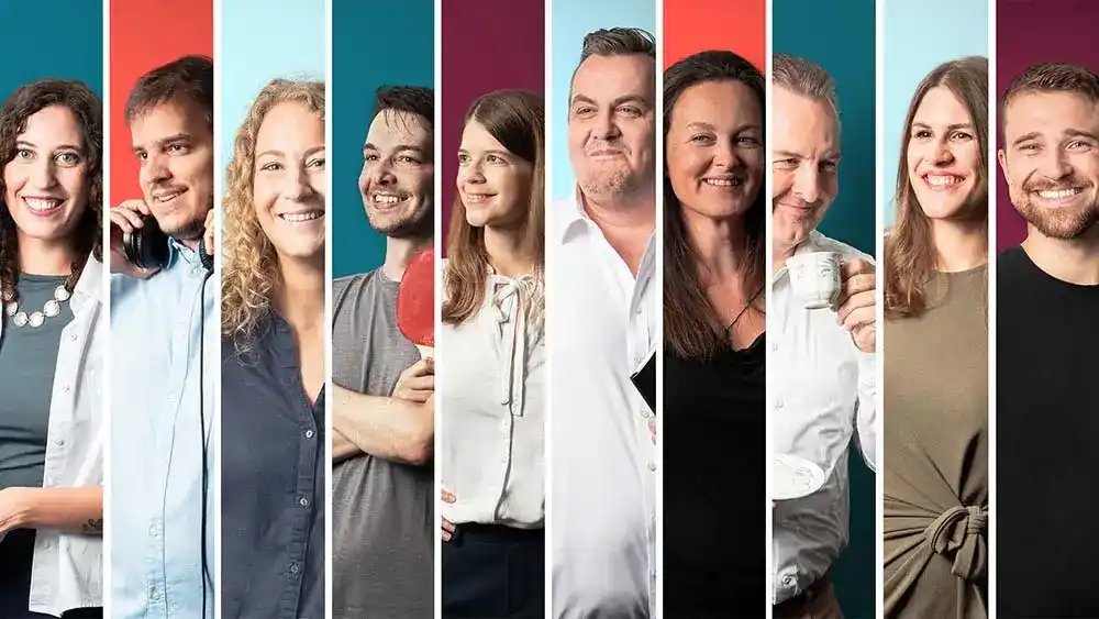 Adveritas Teambild - Das Team der Full-Service Agentur aus Belp