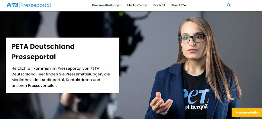 PETA Deutschland Presseportal