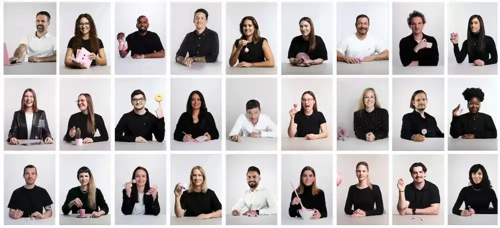 ROSAROT Teambild - Das Team der Agentur aus Zürich