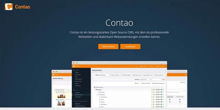Contao Website CMS